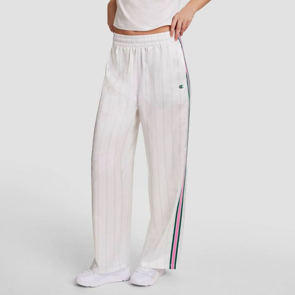 Champion -  Women's Game Set Match Pants - White Pins White